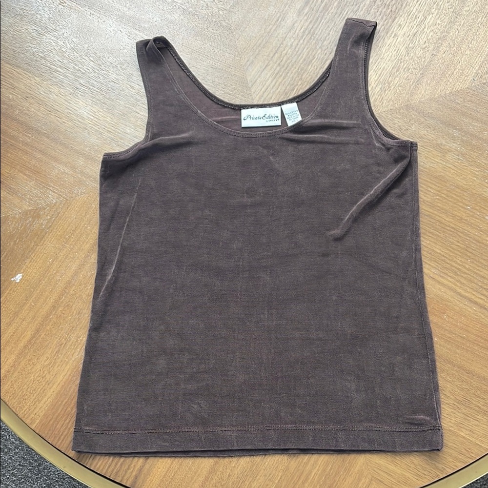 Women's Brown Tank Top